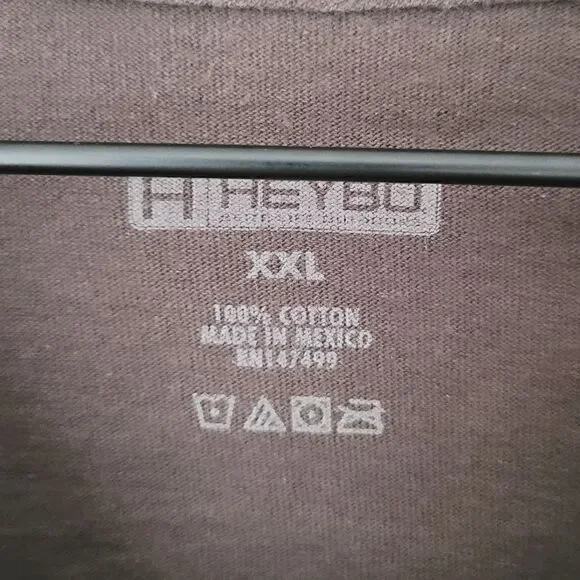 Heybo Men's Brown Graphic Long Sleeve Size XXL - Picture 2 of 4